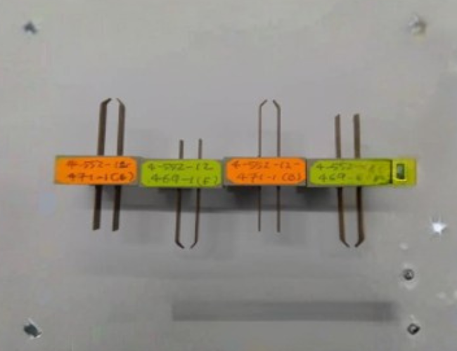 test contact finger